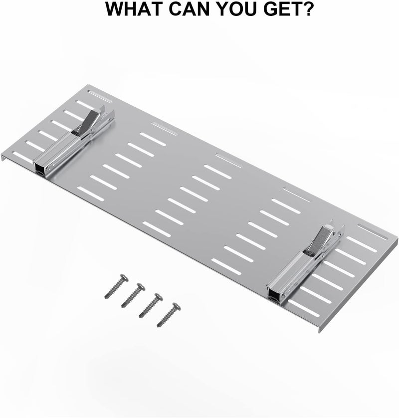 BBQ-PLUS Folding Shelf for Pit Boss 700 Classic Pellet Grill,Stainless Steel Front Folding Shelf Grill Accessories for Pit Boss with Screws,26-1/2 x 9-1/2 Inches - Image 4